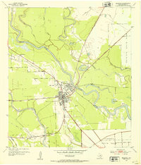 Download a high-resolution, GPS-compatible USGS topo map for Brazoria, TX (1953 edition)