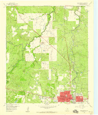 preview thumbnail of historical topo map of Breckenridge, TX in 1958