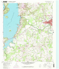 Download a high-resolution, GPS-compatible USGS topo map for Bridgeport West, TX (1978 edition)