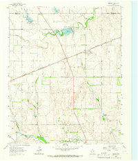 Download a high-resolution, GPS-compatible USGS topo map for Briscoe, TX (1965 edition)