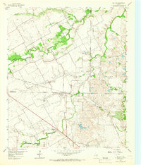 Download a high-resolution, GPS-compatible USGS topo map for Britton, TX (1966 edition)