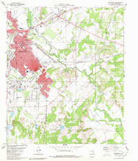Download a high-resolution, GPS-compatible USGS topo map for Brownwood, TX (1980 edition)