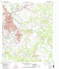 Download a high-resolution, GPS-compatible USGS topo map for Brownwood, TX (1988 edition)