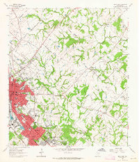 Download a high-resolution, GPS-compatible USGS topo map for Bryan East, TX (1964 edition)