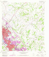 Download a high-resolution, GPS-compatible USGS topo map for Bryan East, TX (1980 edition)