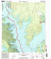 Download a high-resolution, GPS-compatible USGS topo map for Buck Bay, TX (2004 edition)