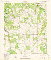 preview thumbnail of historical topo map of Stephens County, TX in 1961