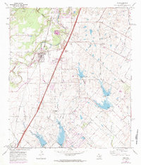 Download a high-resolution, GPS-compatible USGS topo map for Buda, TX (1984 edition)