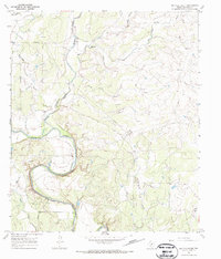 Download a high-resolution, GPS-compatible USGS topo map for Buffalo Bluff, TX (1970 edition)
