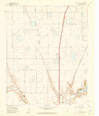 preview thumbnail of historical topo map of Randall County, TX in 1960