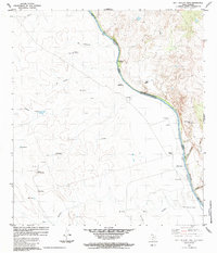Download a high-resolution, GPS-compatible USGS topo map for Bull Hollow Tank, TX (1984 edition)