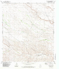 Download a high-resolution, GPS-compatible USGS topo map for Bullis Gap NE, TX (1984 edition)