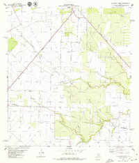 Download a high-resolution, GPS-compatible USGS topo map for Bullshead Creek, TX (1979 edition)