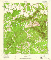 1953 Map of Bulverde, 1959 Print