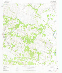 preview thumbnail of historical topo map of Austin County, TX in 1961