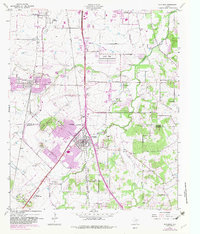 Download a high-resolution, GPS-compatible USGS topo map for Burleson, TX (1982 edition)