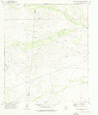 Download a high-resolution, GPS-compatible USGS topo map for Burnt Spring Hills SE, TX (1976 edition)