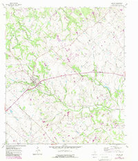 Download a high-resolution, GPS-compatible USGS topo map for Burton, TX (1989 edition)