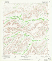 preview thumbnail of historical topo map of Pecos County, TX in 1968