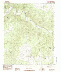 preview thumbnail of historical topo map of Foard County, TX in 1984