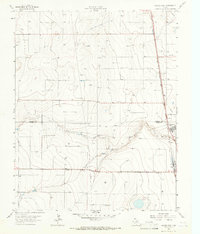 preview thumbnail of historical topo map of Sherman County, TX in 1965