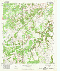 Download a high-resolution, GPS-compatible USGS topo map for Caddo NE, TX (1970 edition)