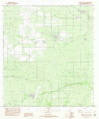 Download a high-resolution, GPS-compatible USGS topo map for Caiman Creek NW, TX (1982 edition)