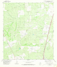 Download a high-resolution, GPS-compatible USGS topo map for Callaghan Ranch North, TX (1980 edition)