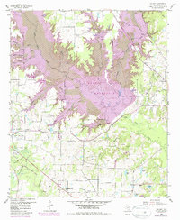 Download a high-resolution, GPS-compatible USGS topo map for Calvary, TX (1987 edition)