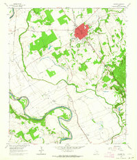 Download a high-resolution, GPS-compatible USGS topo map for Calvert, TX (1964 edition)