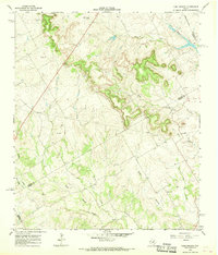 Download a high-resolution, GPS-compatible USGS topo map for Camp Branch, TX (1968 edition)
