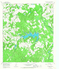 Download a high-resolution, GPS-compatible USGS topo map for Camp Creek Lake, TX (1967 edition)