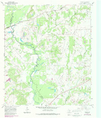 Download a high-resolution, GPS-compatible USGS topo map for Canary, TX (1989 edition)