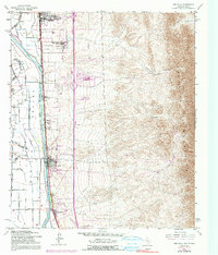 Download a high-resolution, GPS-compatible USGS topo map for Canutillo, TX (1991 edition)