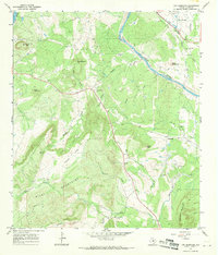 Download a high-resolution, GPS-compatible USGS topo map for Cap Mountain, TX (1970 edition)