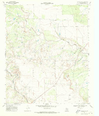 Download a high-resolution, GPS-compatible USGS topo map for Cap Rock SE, TX (1971 edition)