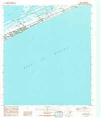 preview thumbnail of historical topo map of Galveston County, TX in 1994
