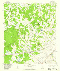 Download a high-resolution, GPS-compatible USGS topo map for Carmine, TX (1959 edition)
