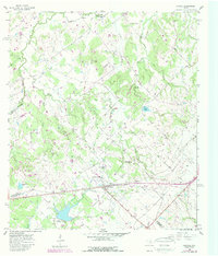Download a high-resolution, GPS-compatible USGS topo map for Carmine, TX (1989 edition)