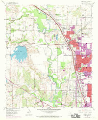 Download a high-resolution, GPS-compatible USGS topo map for Carrollton, TX (1969 edition)