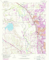 Download a high-resolution, GPS-compatible USGS topo map for Carrollton, TX (1986 edition)