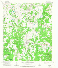 Download a high-resolution, GPS-compatible USGS topo map for Cason, TX (1967 edition)