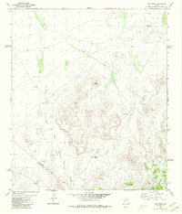 Download a high-resolution, GPS-compatible USGS topo map for Cave Mesa, TX (1980 edition)