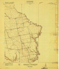 1916 Map of Cedar Bayou