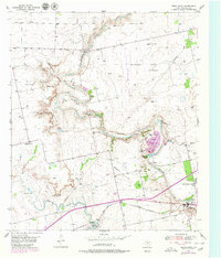 1950 Map of Cedar Bend, 1980 Print