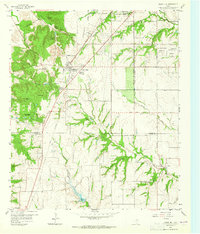 Download a high-resolution, GPS-compatible USGS topo map for Cedar Hill, TX (1965 edition)