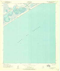 1943 Map of Cedar Lakes East, 1958 Print
