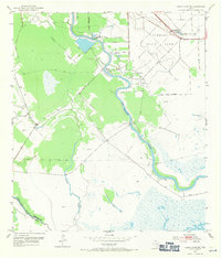 preview thumbnail of historical topo map of Brazoria County, TX in 1952