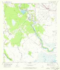 Download a high-resolution, GPS-compatible USGS topo map for Cedar Lane NE, TX (1976 edition)