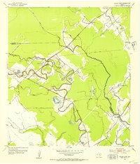 Download a high-resolution, GPS-compatible USGS topo map for Cedar Lane, TX (1953 edition)